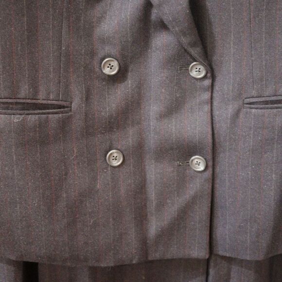 Lady Brittany Black Skirt Suit Midi Skirt and Blazer Jacket 10 - Picture 6 of 16